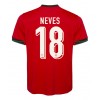 Portugal Ruben Neves #18 Heimtrikot EM 2024 Kurzarm